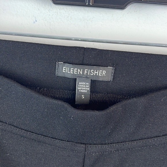 Eileen Fisher Pull On Stretch Dress Pants Size Small Black - Picture 5 of 7